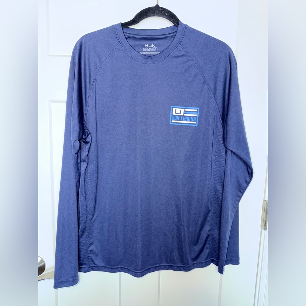 Huk Fishing Hook Logo Long Sleeve